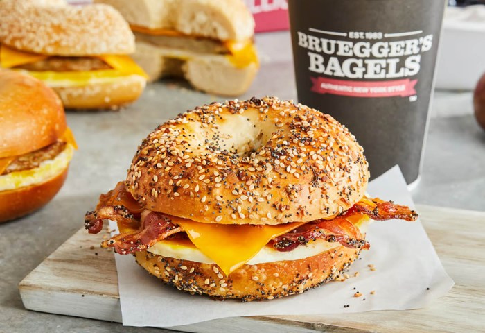 Bruegger's bagels nutrition facts